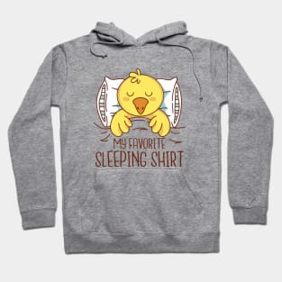 My Favorite Sleeping Shirt Hoodie